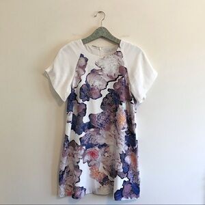 Finders Keepers Prism Floral Shift Mini Dress